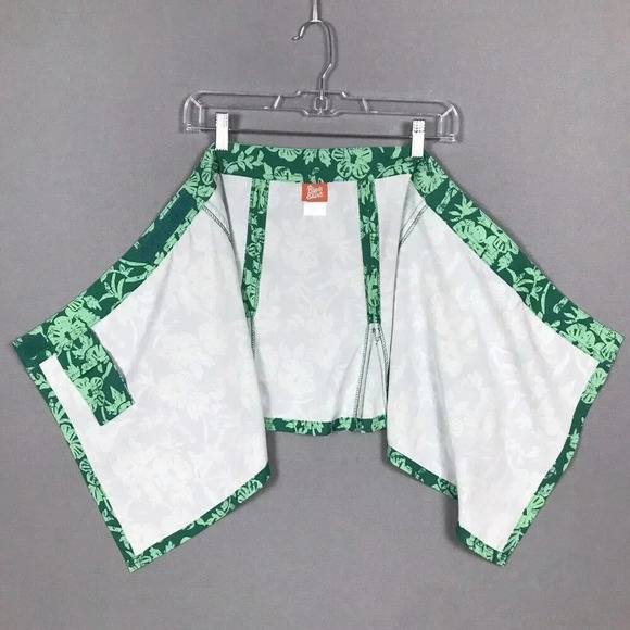 RipSkirt Hawaii Size XS Length 1 Green Floral Wrap Skirt Swim Beach Cover Up - Picture 8 of 12